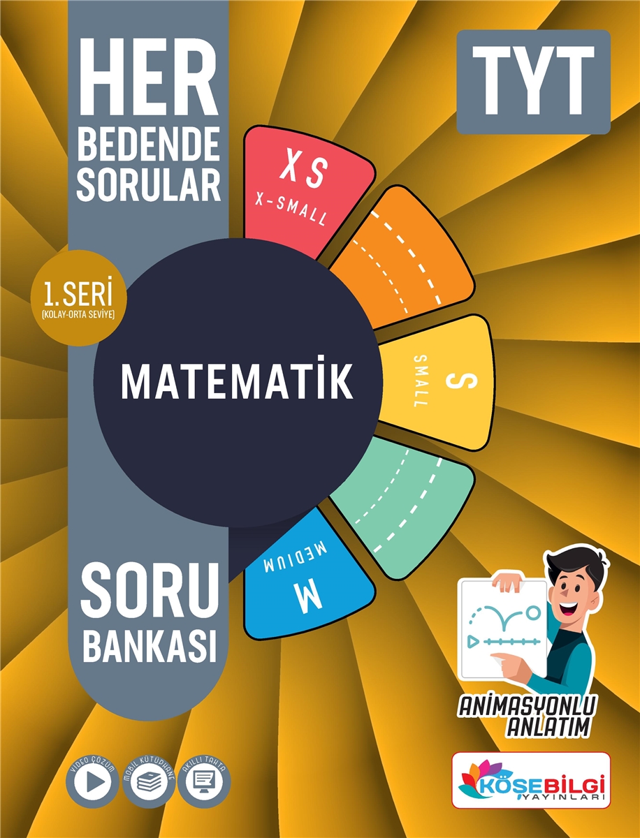 KÖŞEBİLGİ YAYINLARI - TYT - TYT Matematik Soru Bankası 1. Seri