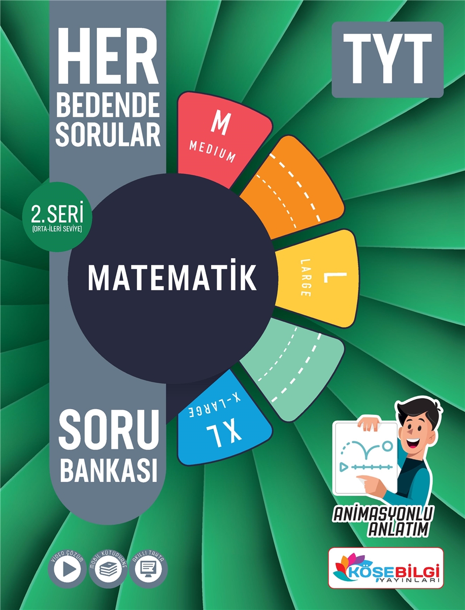 KÖŞEBİLGİ YAYINLARI - TYT - TYT Matematik Soru Bankası 2. Seri