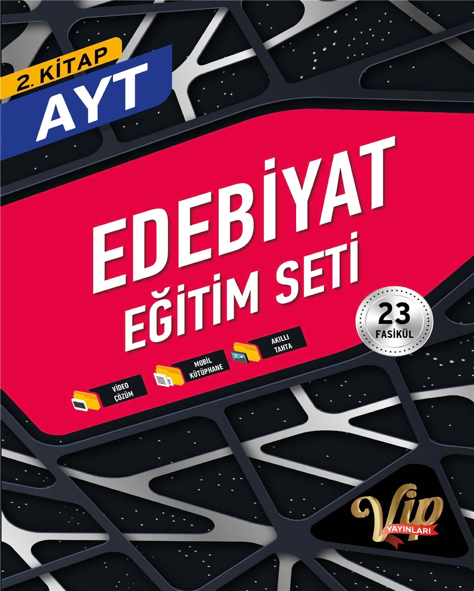 VİP YAYINLARI - AYT - AYT Edebiyat Eğitim Seti 2. Kitap Bronz