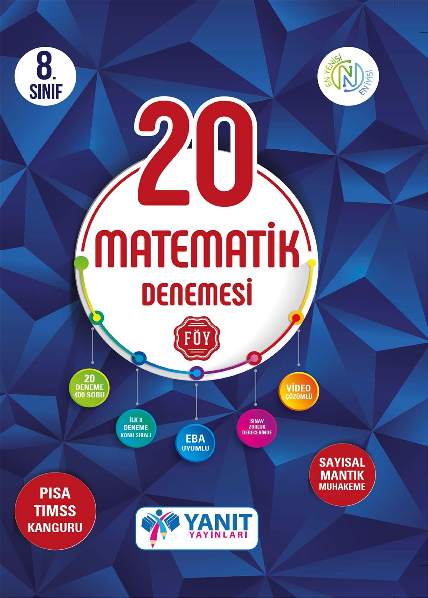 YANIT YAYINLARI - 8. SINIF - 8. Sınıf Matematik 20’Li Branş Denemesi